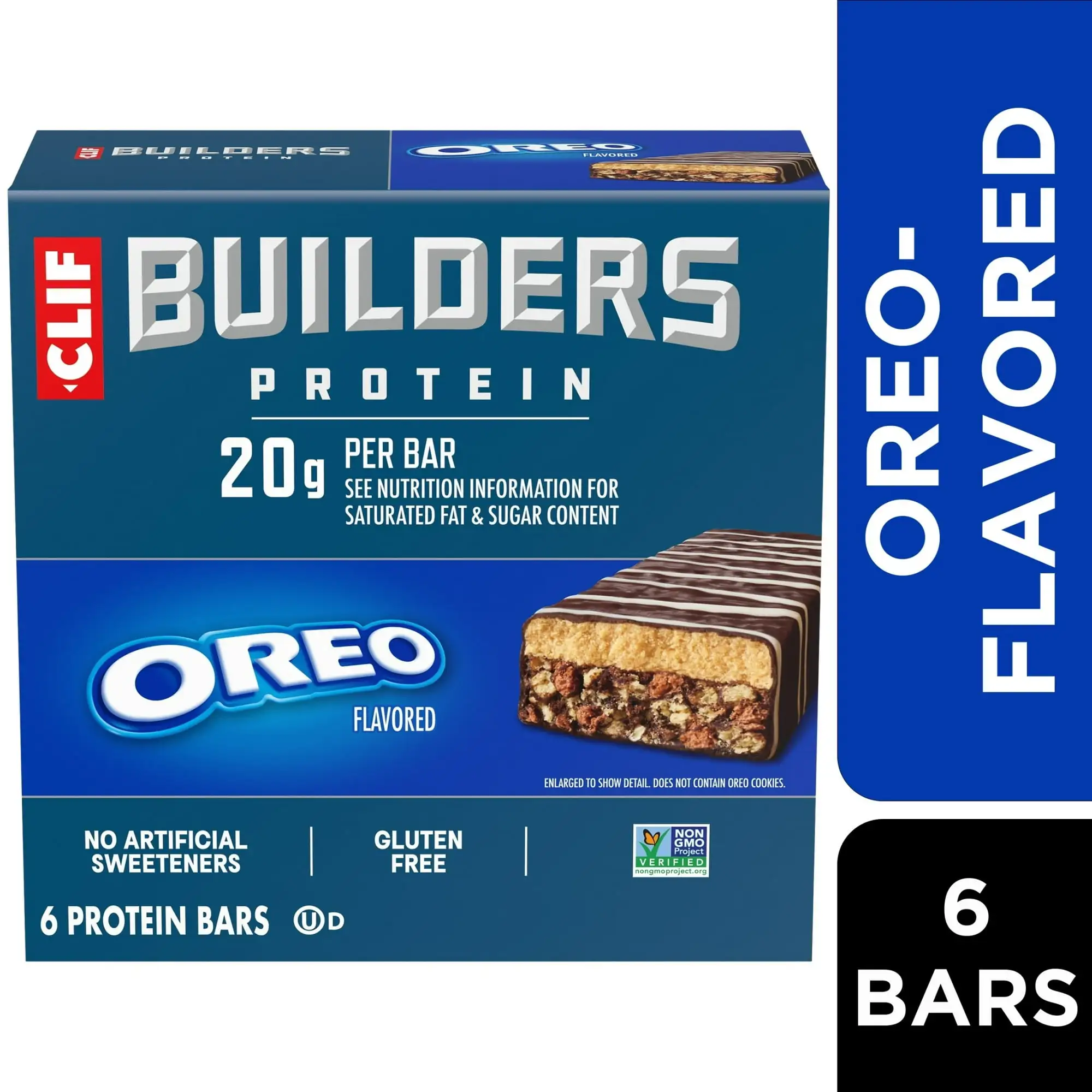 CLIF BUILDERS Oreo, 6ct