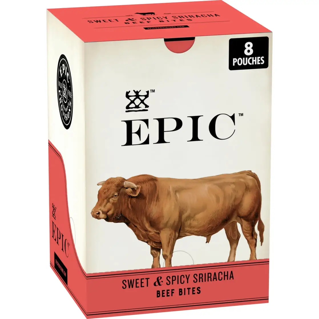 EPIC Sriracha Beef Bites, 8-pouch