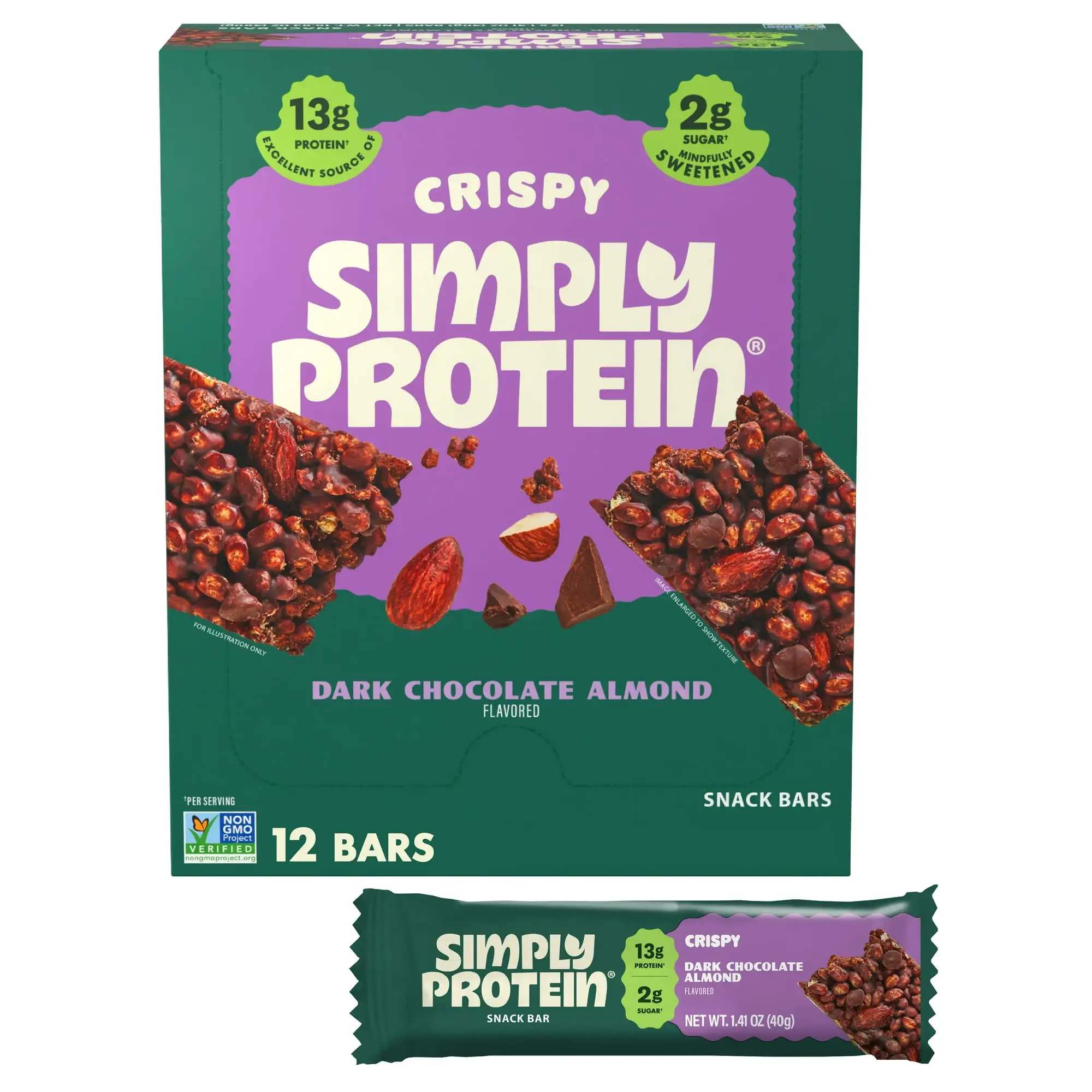 Dark Choc Almond 12-pack