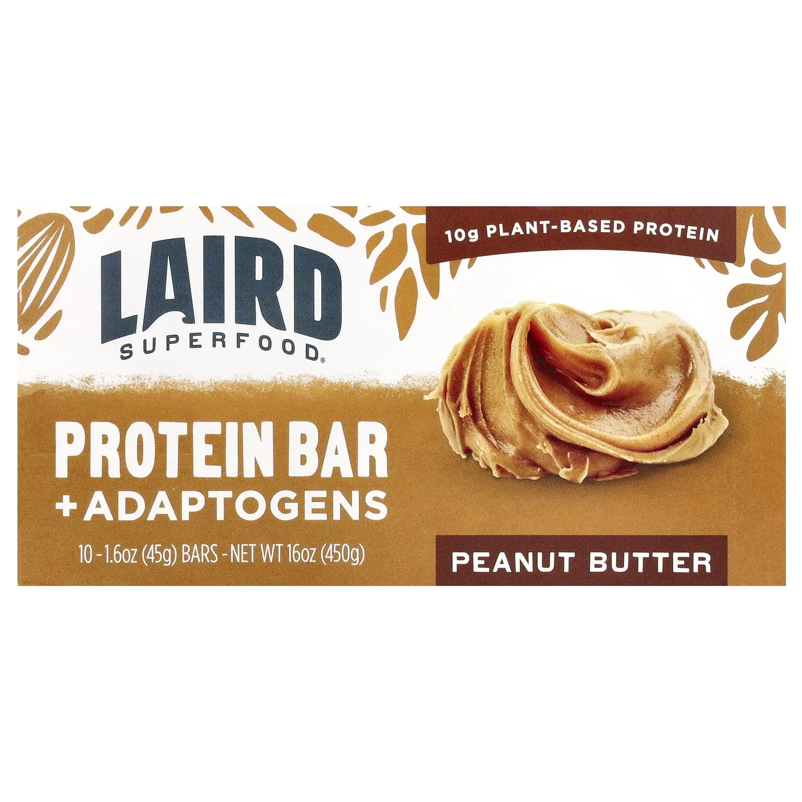 Laird Superfood Protein Bar + Adaptogens, PB