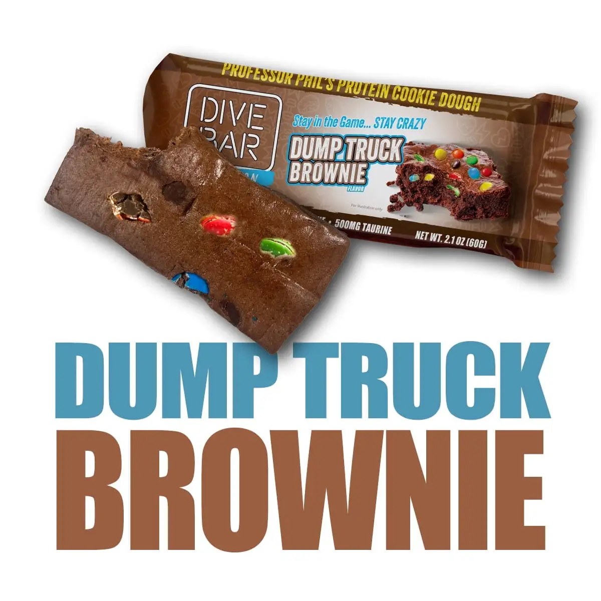 Dive Bar Nutrition DumpTruck Brownie, 6-pack