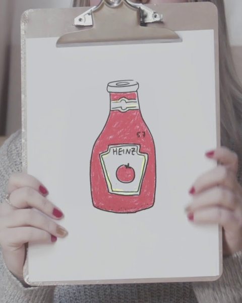 Heinz Draw Ketchup campaign film still