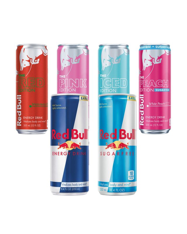 Red Bull product range