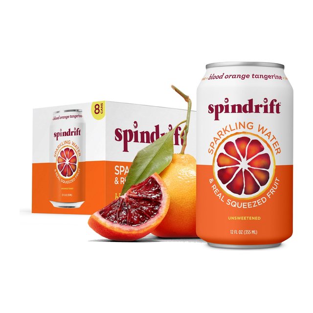 Spindrift Blood Orange Tangerine Sparkling Water pack
